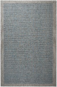 SERENITY/10066.....2 5 x 7 Medium Light Blue Indoor-Outdoor Rug - Serenity