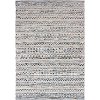 5 x 8 Medium Aegean Gray, Blue, White, and Ivory Indoor-Outdoor Rug - Breeze-6