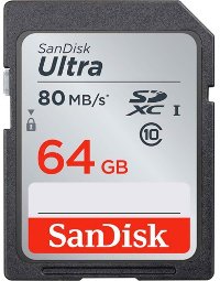 SDSDUNC-064G-AN6IN SanDisk 64GB Ultra SDXC Memory Card