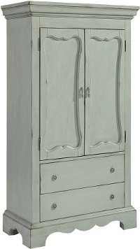 Magnolia Home Furniture French Blue Armoire - Cameo