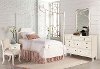 Magnolia Home Furniture White Full 6 Piece Canopy Bedroom Set - Traditional Manor