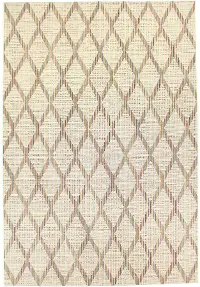 8 x 11 Large Ivory & Beige Indoor-Outdoor Rug - Veranda