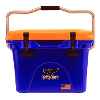 20 Quart ORCA Team Blue and Orange Cooler