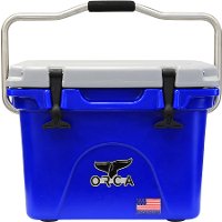 20 Quart ORCA Team Blue and White Cooler