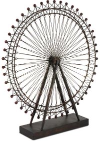 Metal London Eye Model Sculpture