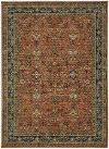 8 x 11 Large Keralam Spice Red Area Rug - Spice Market