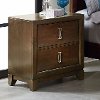 Brown Contemporary Nightstand - Amanoi