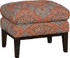 Serapi Patriot Blue & Red Ottoman - Silas