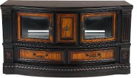 62 Inch Cinnamon Brown TV Stand - Grand Estates