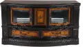 Grand Estates Brown 62 TV Stand