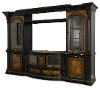Brown 6 Piece Traditional Entertainment Center - Grand Estates-3