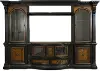 Grand Estates Brown 6 Piece Entertainment Center