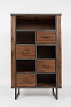 Hickory Brown 4 Drawer Bookcase - Studio 16-1