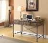 Rustic Hylas Medium Brown Wood Desk - Corbin-1