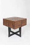 Floating Hickory Brown End Table - Studio16