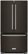 KRFC300EBS KitchenAid 20 cu ft French Door Refrigerator - Counter Depth Black Stainless Steel