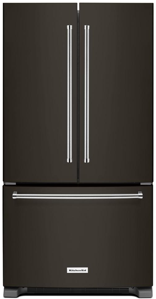 KRFC300EBS KitchenAid Counter Depth French Door Refrigerator - 20 cu. ft., 36 Inch Black Stainless Steel-1