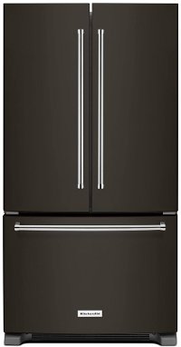 KRFC300EBS KitchenAid Counter Depth French Door Refrigerator - 20 cu. ft., 36 Inch Black Stainless Steel
