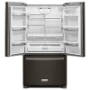 KRFC300EBS KitchenAid Counter Depth French Door Refrigerator - 20 cu. ft., 36 Inch Black Stainless Steel-2
