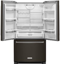 KRFC300EBS KitchenAid Counter Depth French Door Refrigerator - 20 cu. ft., 36 Inch Black Stainless Steel-2