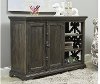 Deep Weathered Pine Printer Stand - Bellamy-1
