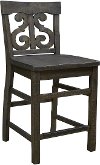 Deep Weathered Counter Height Desk Chair - Bellamy-2