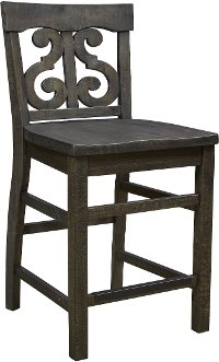 Deep Weathered Counter Height Desk Chair - Bellamy-2