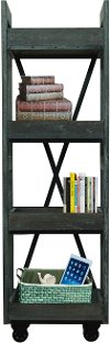 EB140DW Modern Dove Gray Bookcase - Urban Options-1