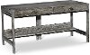 EB142BKW Modern Blackwash Wood Desk - Urban Options-1