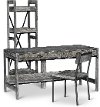 EB142BKW Modern Blackwash Wood Desk - Urban Options-2
