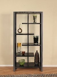 74 Inch Charcoal Modern Bookcase - Mar Vista-3