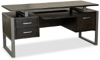 64 Inch Charcoal Modern Office Desk - Mar Vista