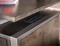 Charcoal 64 Inch Modern Office Desk - Mar Vista-4