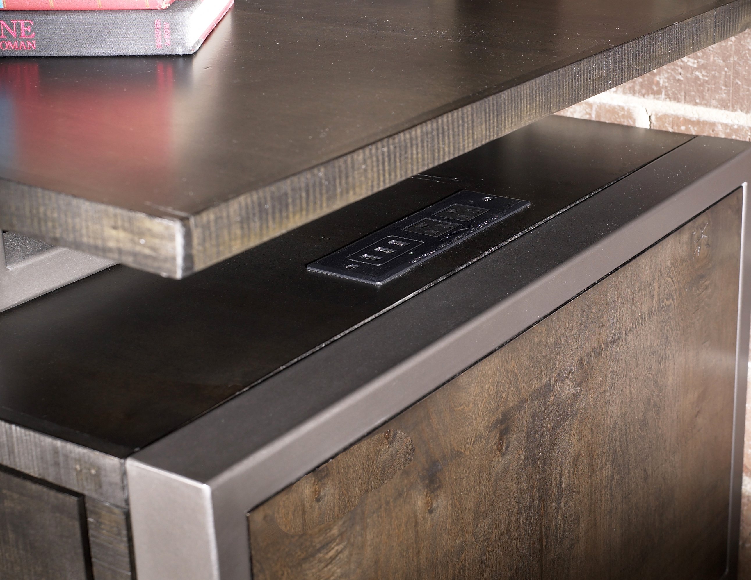 Mar Vista Charcoal 64 Inch Modern Office Desk-4