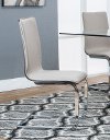 Champagne and Chrome Dining Chair