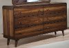 Walnut Brown Mid-Century Modern Dresser - Yasmin
