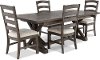Charcoal 5 Piece Dining Set - Paladin