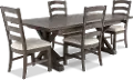 Paladin Charcoal 5 Piece Dining Set