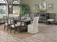Charcoal 7 Piece Dining Set - Paladin