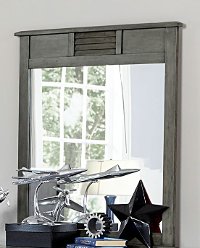 Gray Casual Classic Mirror - Garcia