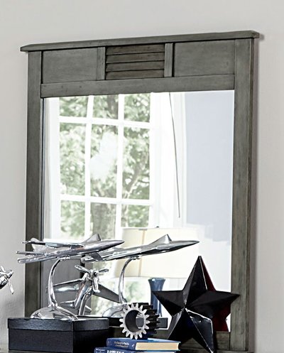 Gray Casual Classic Mirror - Garcia