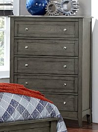 Gray Casual Classic Chest of Drawers - Garcia