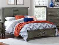 Gray Casual Classic Twin Bed - Garcia