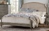 Clearance Gray Classic Traditional Upholstered King Size Bed - Albright