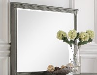 Classic Antique Gray Mirror - Aviana