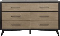 Contemporary Gray and Black Dresser - Raku