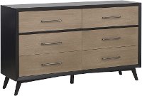 Contemporary Gray and Black Dresser - Raku-2