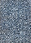 5 x 7 Medium Indigo Blue and Ivory Area Rug - Bliss -2