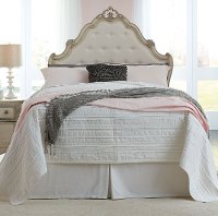 Antique White Traditional Twin Bed - Giselle