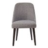 Gray Wash Upholstered Dining Chair - American Retrospective-2